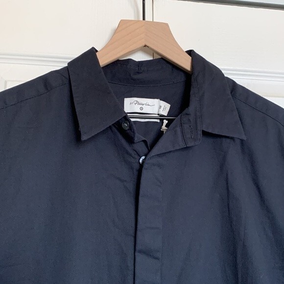 NWT 3.1 Phillip Lin Target Button Down Shirt Camo Sleeves Sz M - Picture 3 of 9